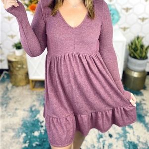 NWOT Boutique tiered sweater dress..